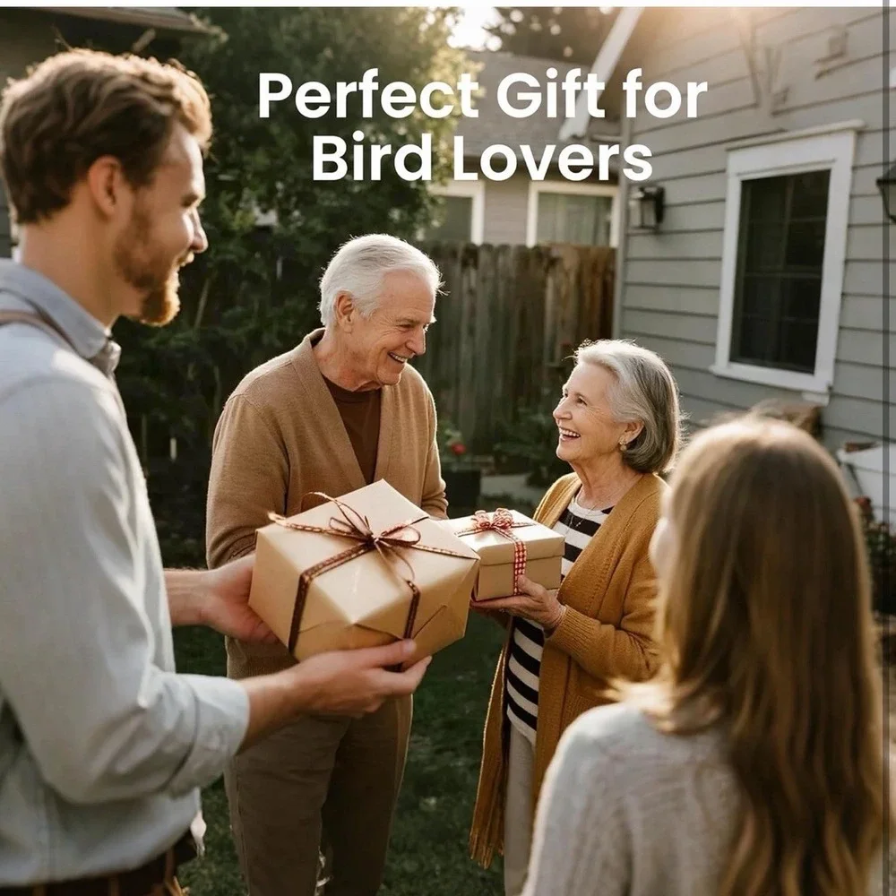 Smart Bird Feeder with Camera Solar Powered, 2K HD Video, AI Bird Species Identi